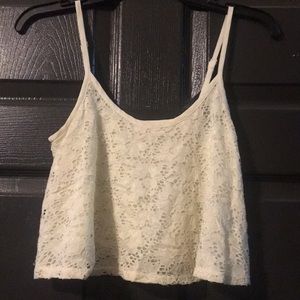 White crop top